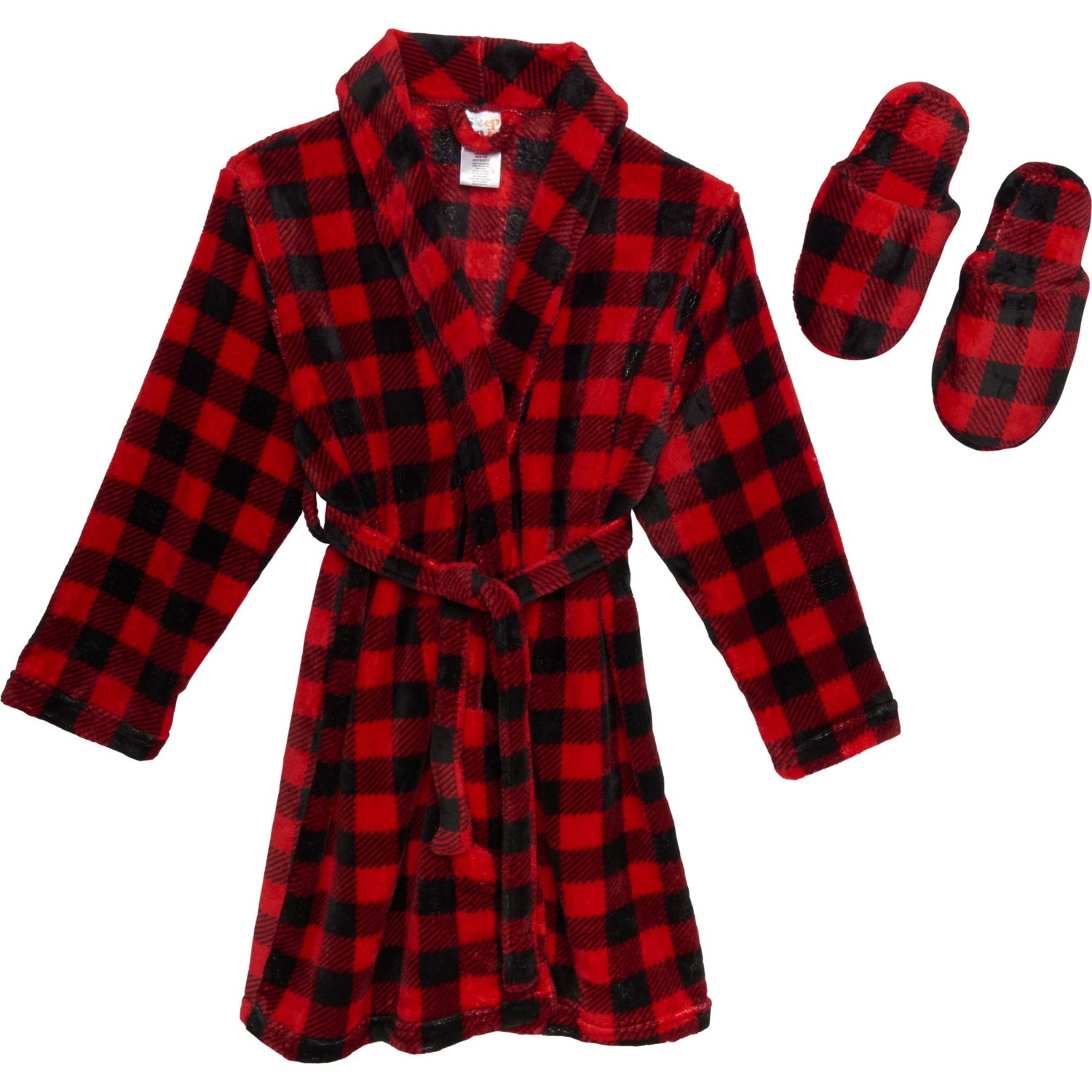 Sleep On It Big Boys Flannel Fleece Robe with Slipper Set Save 40