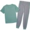 4JPFD_2 Sleep On It Big Boys Shirt and Pants Pajamas - Short Sleeve