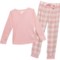 Sleep On It Big Girls Pajamas - Long Sleeve in Pink