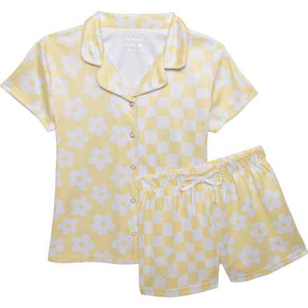 Sleep On It Big Girls Pajamas - Short Sleeve in Yellow