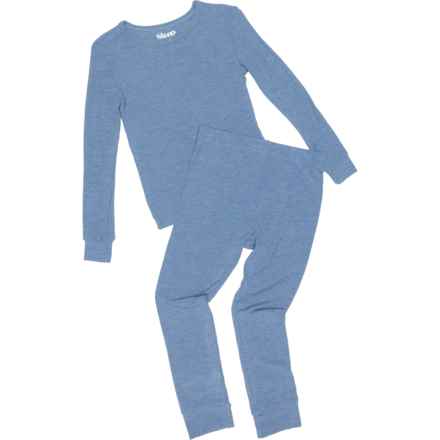 Sleep On It Little Boys Tight Fit Pajamas - Long Sleeve in Blue Combo