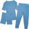 4JNKH_2 Sleep On It Toddler Boys Tight Fit Ribbed Pajamas - 3-Piece, Organic Cotton, Short Sleeve