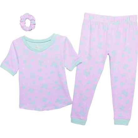 Sleep On It Toddler Girls Tight Fit Pajamas - Short Sleeve in Purple