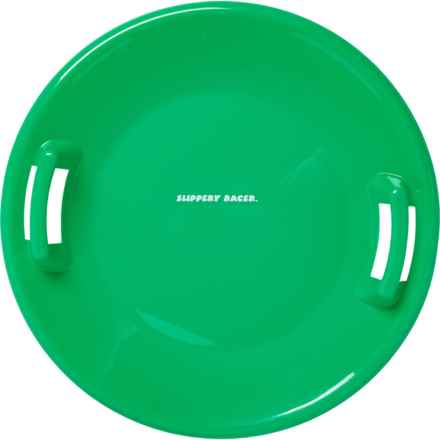 Slippery Racer Downhill Pro Saucer Disc Sled - 26” in Green