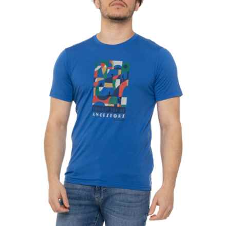 SmartWool 150 Black History Month T-Shirt - UPF 20+, Merino Wool, Short Sleeve in Alpine Blue