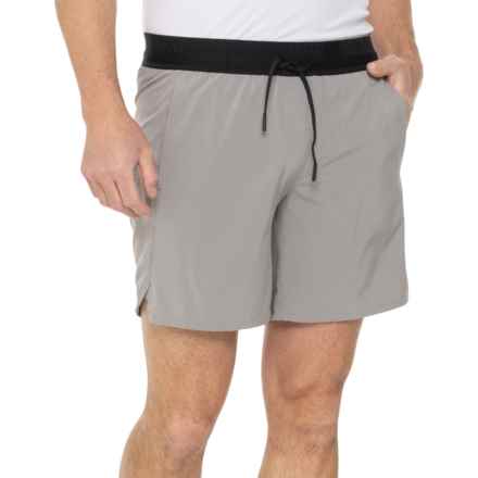 SmartWool Active 7” Shorts - Merino Wool Lined in Light Gray
