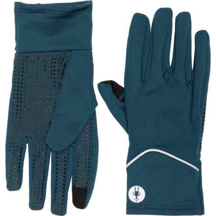 SmartWool Active Fleece Gloves - Merino Wool, Touchscreen Compatible in Twilight Blue
