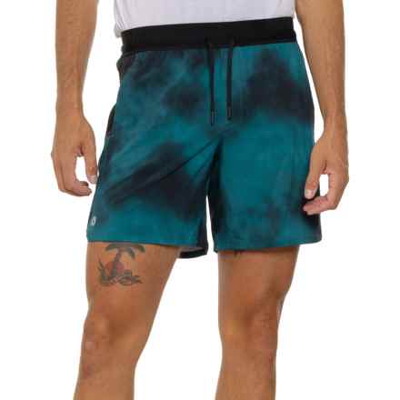 SmartWool Active Lined Shorts - 7’’ in Twilight Cloud Wash