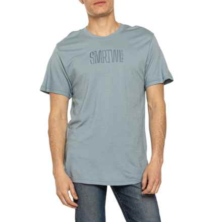 SmartWool Active Logo Graphic T-Shirt - Merino Wool, Short Sleeve in Active Lead
