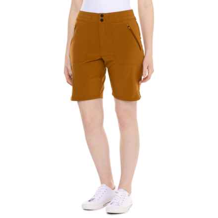 SmartWool Active Shorts - Merino Wool, 8” in Fox Brown