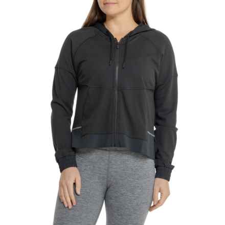 SmartWool Active Uptempo Hoodie - Merino Wool, Full Zip in Active Black