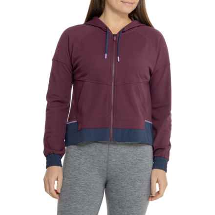 SmartWool Active Uptempo Hoodie - Merino Wool, Full Zip in Active Eggplant