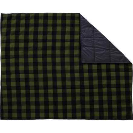 SmartWool Anchor Line Throw Blanket - Merino Wool, 66x54” in Olive
