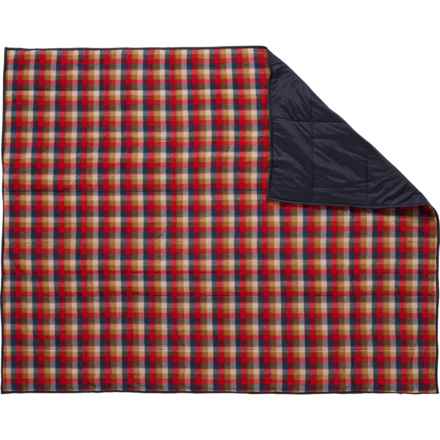 SmartWool Anchor Line Throw Blanket - Merino Wool, 66x54” in Rhtmic Red Plaid