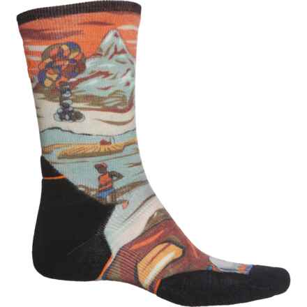 SmartWool Athletic Edition Run Targeted Cushion Print Socks - Merino Wool, Crew (For Men and Women) in Multi