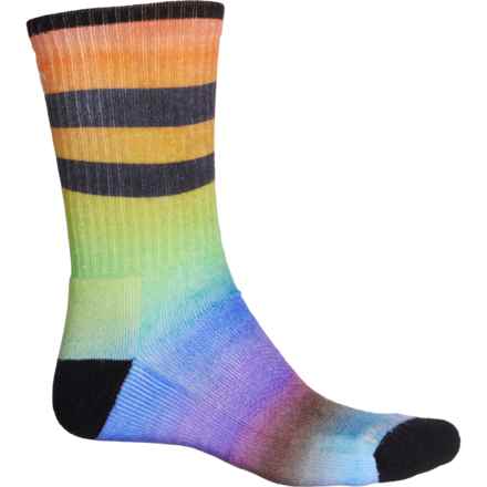 SmartWool Athletic Targeted Cushion Pride Rainbow Print Socks - Merino Wool, Crew (For Men and Women) in Multi Color