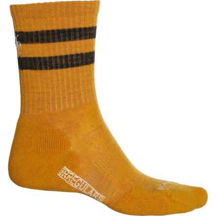 SmartWool Athletic Targeted Cushion Striped Socks - Merino Wool, Crew (For Men) in Honey Gold