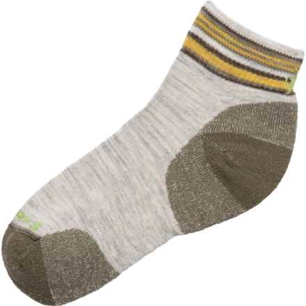 SmartWool Boys and Girls Light Cushion Hiking Socks - Merino Wool, Ankle in Ash