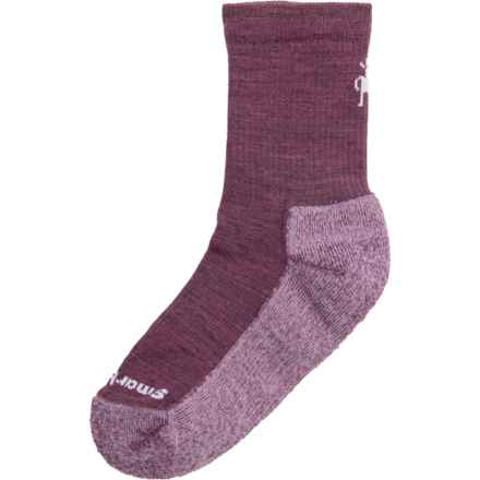 SmartWool Boys and Girls Light Cushion Hiking Socks - Merino Wool, Crew in Argyle Purple