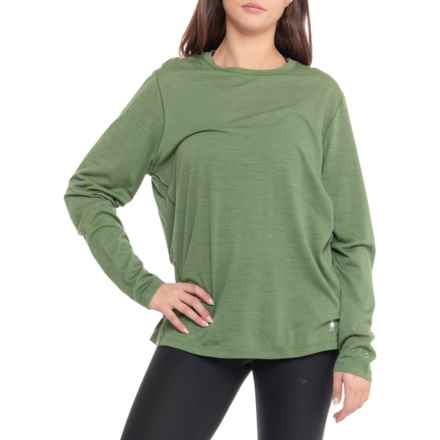 SmartWool Classic All-Season Base Layer Top - Merino Wool, Long Sleeve in Classic Allseason Bl Fern Green