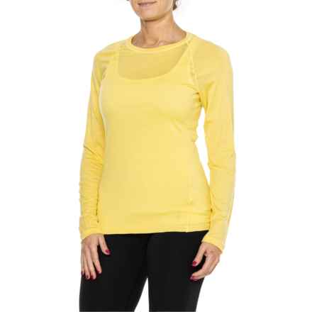 SmartWool Classic All-Season Merino Plant-Based Dye T-Shirt - Merino Wool, Long Sleeve in Canary