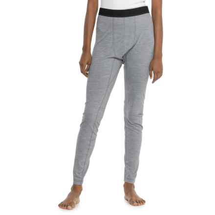 SmartWool Classic Base Layer Pants - Merino Wool in Light Gray Heather