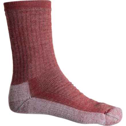 SmartWool Classic Edition Full Cushion Hiking Socks - Merino Wool, Crew (For Men and Women) in Light Gray