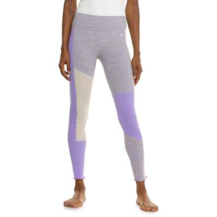 SmartWool Classic Thermal Base Layer Pants - Merino Wool in Purple Eclipse Heather