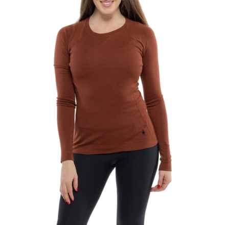 SmartWool Classic Thermal Base Layer Top - Merino Wool, Long Sleeve in Bl Pecan Brown H