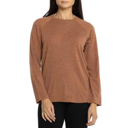 SmartWool Classic Thermal Base Layer Top - Merino Wool, Long Sleeve in Copper Heather