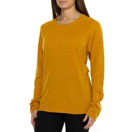 SmartWool Classic Thermal Base Layer Top - Merino Wool, Long Sleeve in Honey Gold Heather