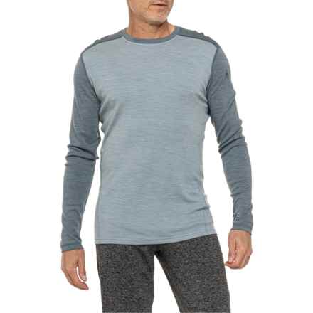 SmartWool Classic Thermal Base Layer Top - Merino Wool, Long Sleeve in Pewter Blue/Lead