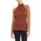 SmartWool Classic Thermal Base Layer Top - Merino Wool, Zip Neck, Long Sleeve in Nts Pecan Brown H