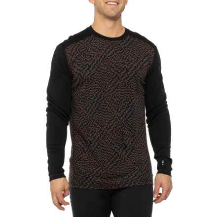 SmartWool Classic Thermal Merino 250 Base Layer Top - Merino Wool, Long Sleeve in Black Retro Line