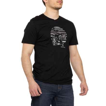 SmartWool Companion Trek Graphic T-Shirt - Merino Wool, Short Sleeve in Black