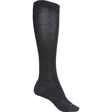 SmartWool Compression Light Elite Socks - Merino Wool, Over the Calf (For Women) in Charcoal