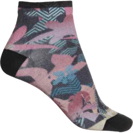 SmartWool Curated Floral Mini Boot Socks - Merino Wool, Ankle (For Women) in Multi Color