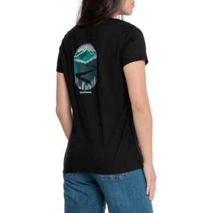 SmartWool Denver Skyline Graphic T-Shirt - Short Sleeve in Black