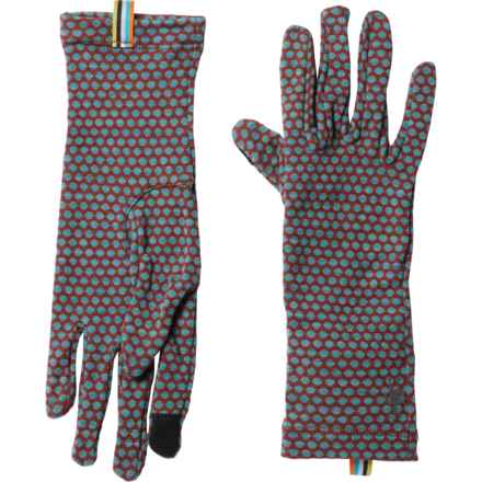 SmartWool Dot Thermal Patterned Gloves - Merino Wool, Touchscreen Compatible (For Men) in Pecan Brown Dot