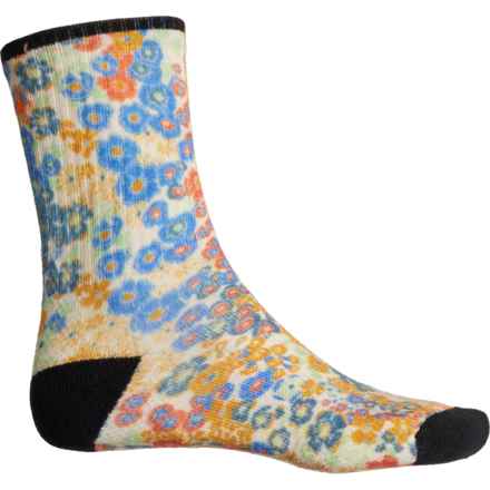 SmartWool Everyday Active Meadow Print Socks - Merino Wool, Crew (For Men and Women) in Natural