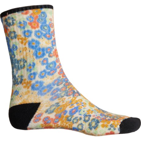 SmartWool Everyday Active Meadow Print Socks - Merino Wool, Crew (For Men and Women) in Natural