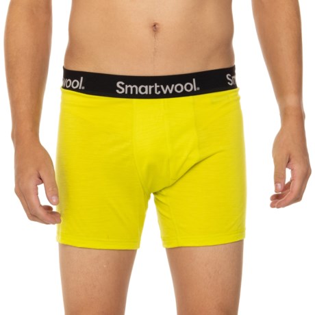 SmartWool Everyday Boxer Briefs - Merino Wool in Limeade