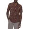 SmartWool Everyday Button-Down Trail Ride Shirt - Short Sleeve in Sable Brown