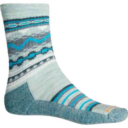 SmartWool Everyday Hudson Trail Socks - Merino Wool, Crew (For Men) in Frosty Green