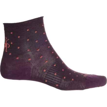 SmartWool Everyday Lifestyle Classic Dot Socks - Merino Wool, Ankle (For Women) in Bordeaux