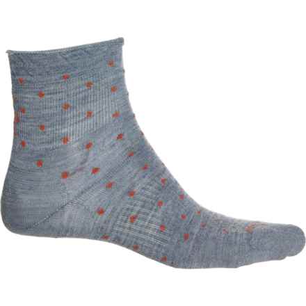 SmartWool Everyday Lifestyle Classic Dot Socks - Merino Wool, Ankle (For Women) in Pewter Blue