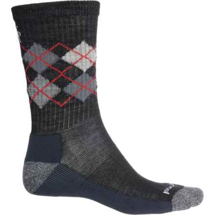 SmartWool Everyday Light Cushion Diamond Jim Socks - Merino Wool, Crew (For Men and Women) in Black