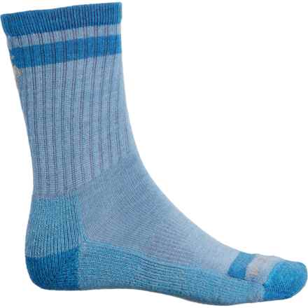 SmartWool Everyday Light Cushion Larimer Socks - Merino Wool, Crew (For Men and Women) in Mist Blue