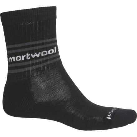 SmartWool Everyday Light Cushion Logo Socks - Merino Wool, Crew (For Men and Women) in Black