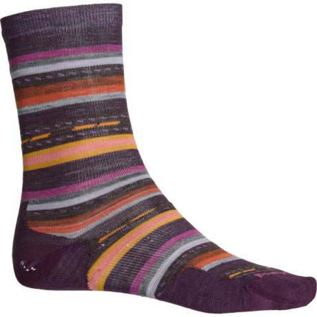 SmartWool Everyday Margarita Socks - Merino Wool, Crew (For Men and Women) in Wild Salmon